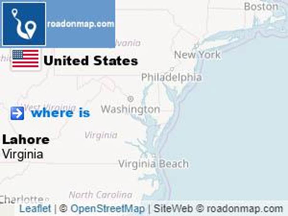 Where is Lahore Orange County, Virginia United States