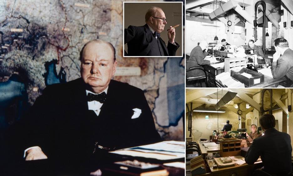 Rare insight into Churchill War Rooms underneath London | Daily Mail Online