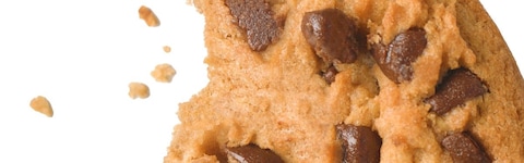 A close up of a cookie  Description automatically generated with medium confidence