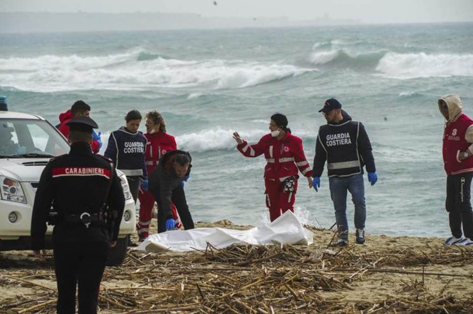 At least 59 dead in migrant shipwreck in southern Italy