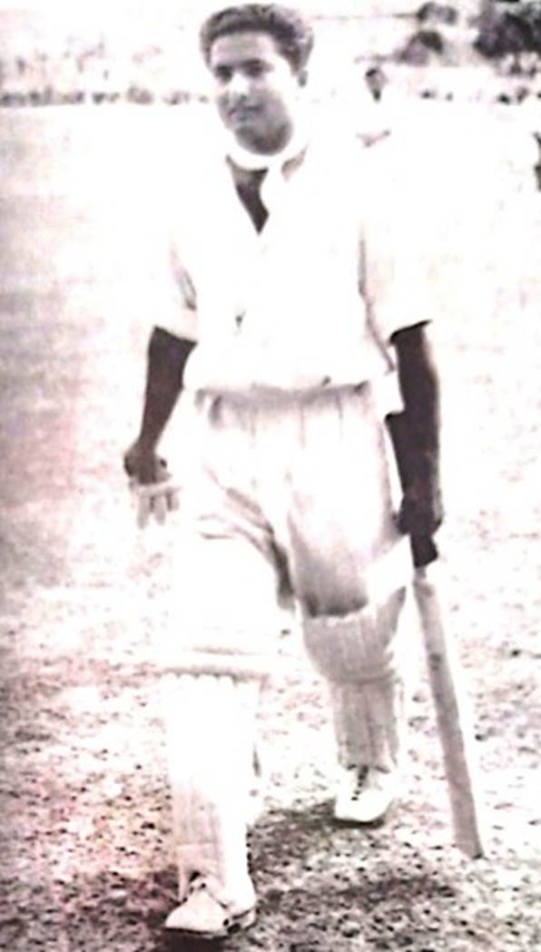Hanif Muhammad Epic 337 Runs- Looking remarkably fresh, Hanif returns to the pavilion after his marathon innings for Pakistan at Bridgetown in 1957-58 in 970 minutes, then the longest ever first-class innings.