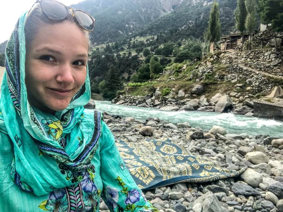Samantha Shea in Swat Valley Pakistan