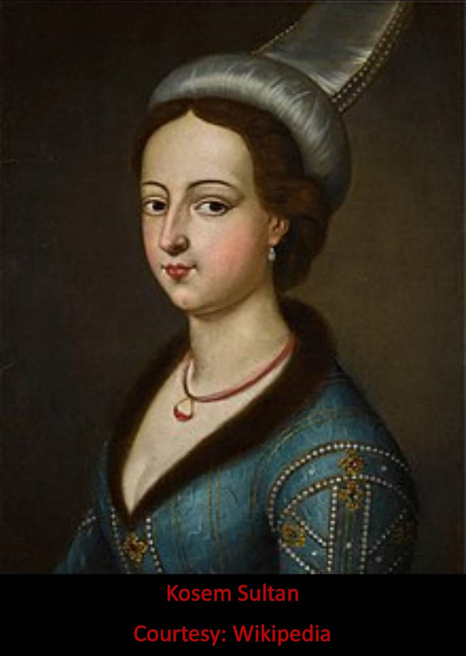 A painting of a person in a blue dress  Description automatically generated