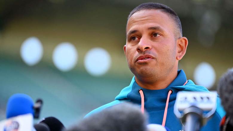 Usman Khawaja has so far been prevented from promoting human rights during the Pakistan series  •  Getty Images