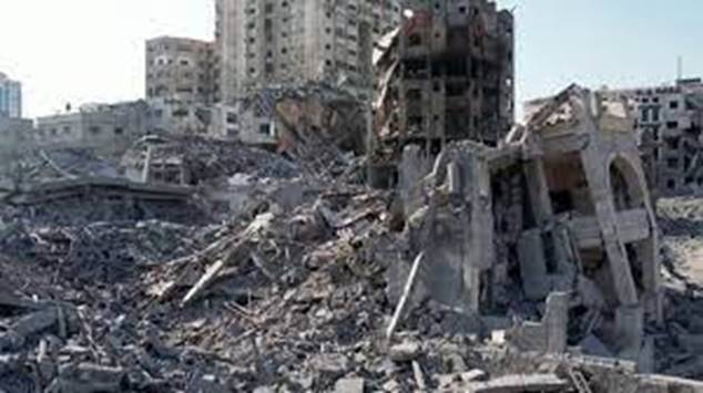 Drone video shows Gaza City destruction in Israel's war with Hamas