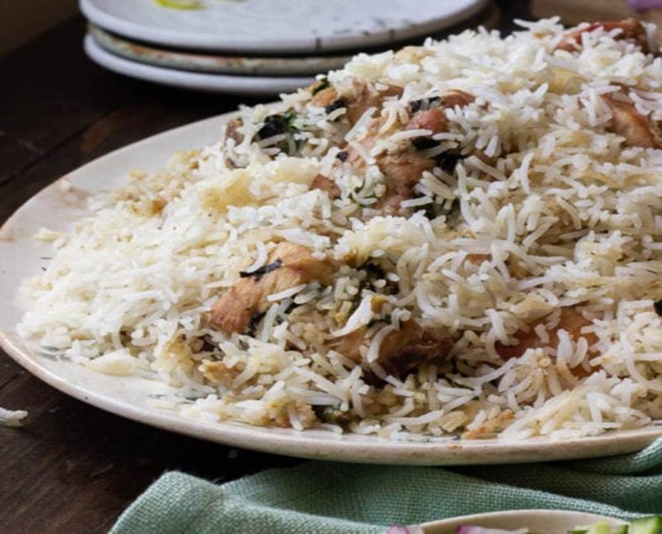 White Biryani - Gloriously aromatic and EASY! - Flour & Spice