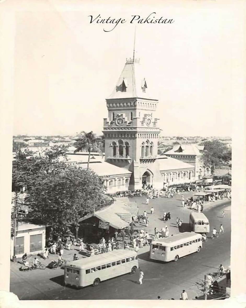 Empress Market, Saddar Karachi 1960's. | Pakistan pictures, History of pakistan, City pictures