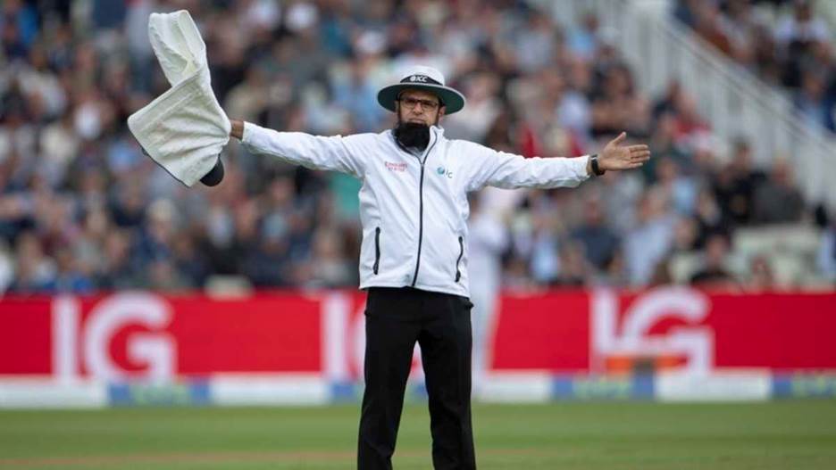 Aleem Dar has umpired in 144 Tests, more than anybody • Getty Images