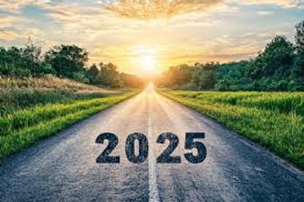 empty road path and 2025 goals ...