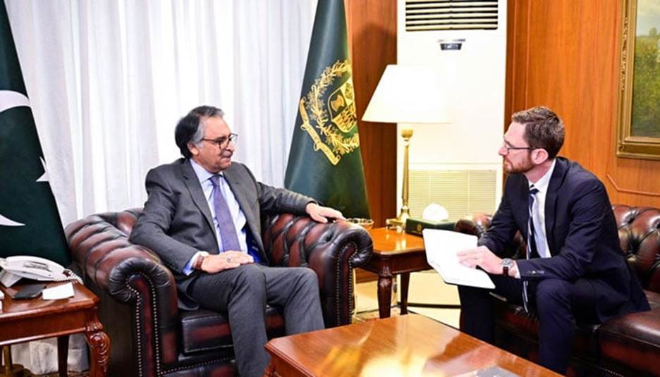 US Special Representative on Afghanistan Thomas West called on Caretaker FM Jalil Abbas Jilani on December 7, 2023. — X/@ForeignOfficePk