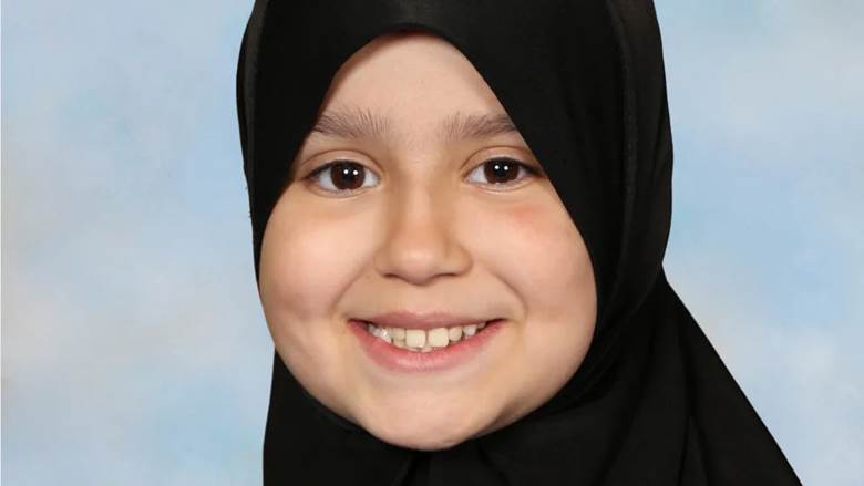 A close-up of a child Description automatically generated
