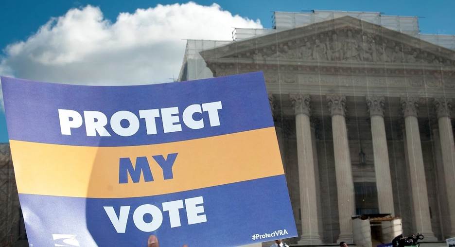 voting rights sign