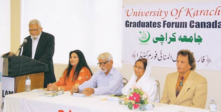 Participants at a mushaira in Canada. — Nasreen Syed