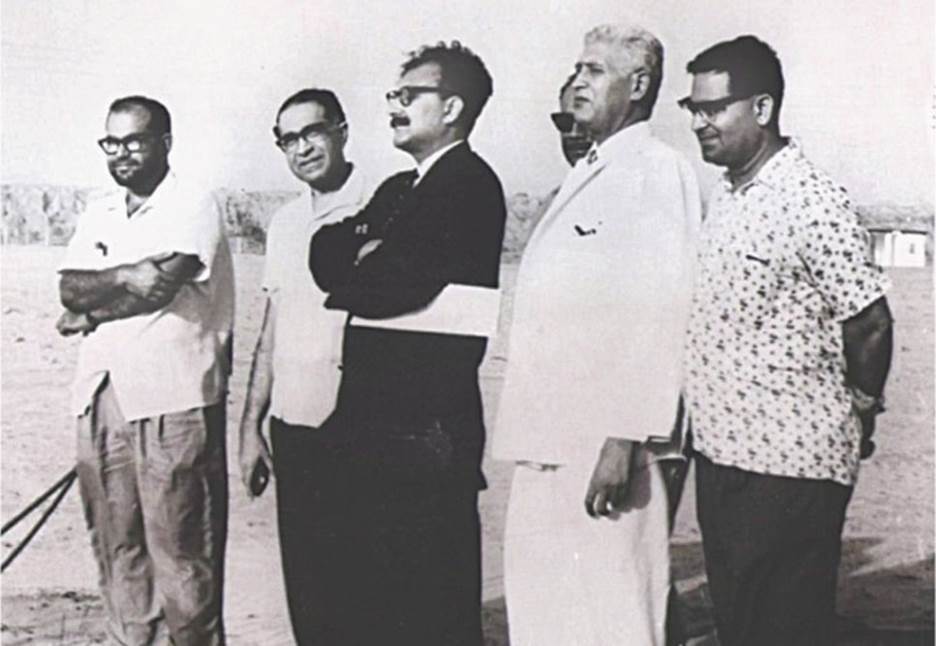 The team assembled with the help of Professor Abdus Salam (centre) and Suparco helped Pakistan’s rocket programme blossom throughout the 1960s | Suparco