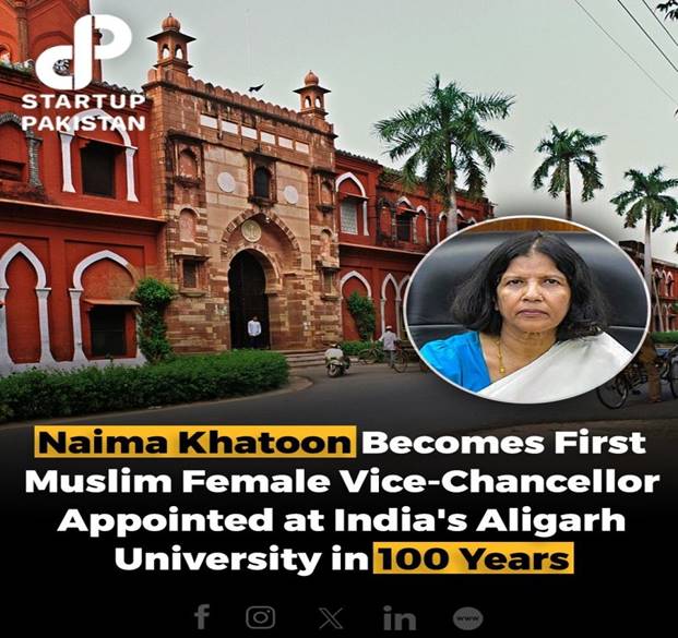 Startup Pakistan on LinkedIn: #vicechancellor #india #appointed  #muslimfemale | 89 comments
