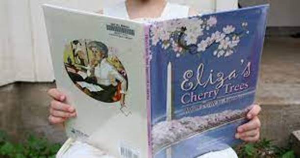 Eliza's Cherry Trees: a Cotton Candy Craft - Having Fun at Home