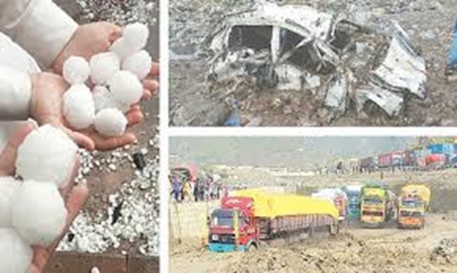 Freak hailstorm upends life in country ...